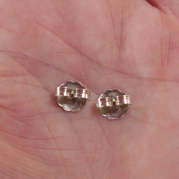 Retired David Yurman Figaro Onyx and Diamond Dangle Earrings DY Backs - 18K 925 - Picture 7 of 8